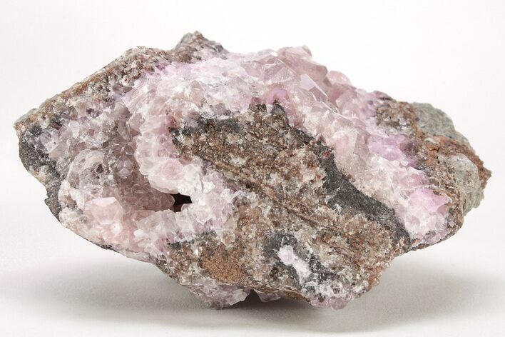 Cobaltoan Calcite Crystal Cluster - Bou Azzer, Morocco #215045